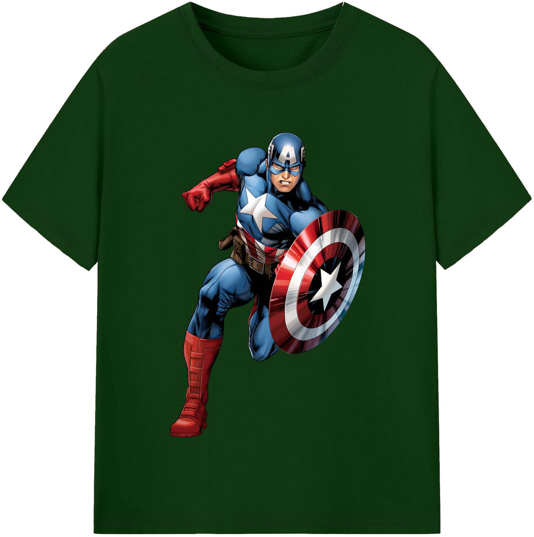 （画像用） アベンジャーズ The Avengers 綿100％半袖Tシャツ（フロントプリント）
